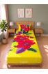 Hand Painted Rayon Bedsheet Set Single Size